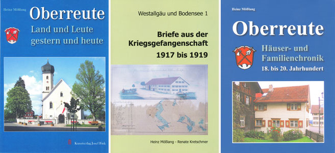 Cover von drei Buechern